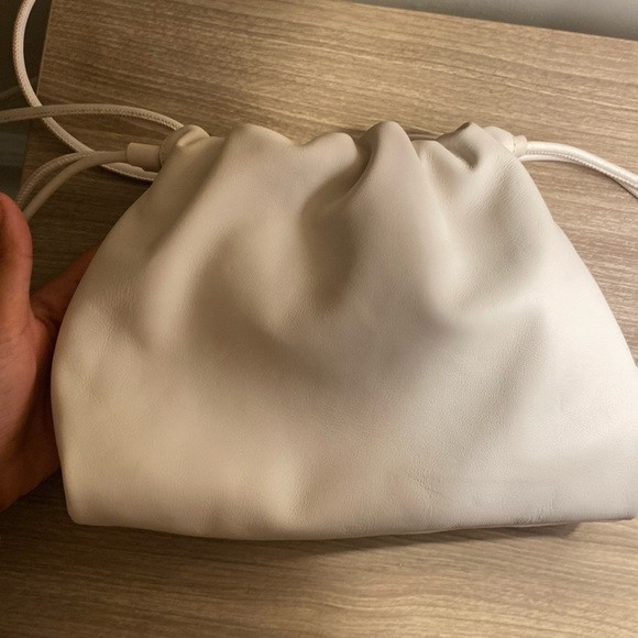 Cos Mini Cavatelli Clutch in White Leather - Picture 2 of 12